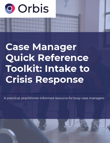 Image of cover of case manager quick reference toolkit from Orbis Partners